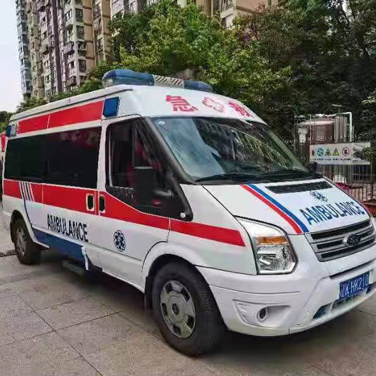 中原长途救护车护送病人返乡
